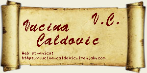 Vucina Ćaldović vizit kartica